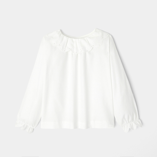 Blouse enfant fille en flanelle