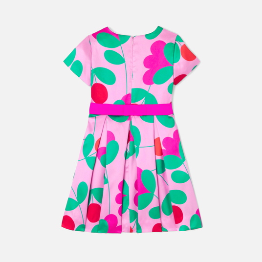 Robe enfant fille en satin Mikado