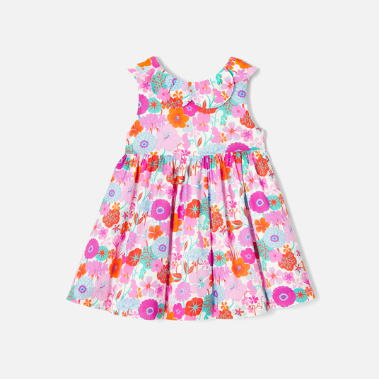 Robe bébé fille en tissu Liberty