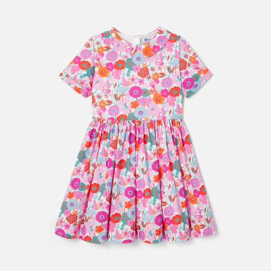 Robe enfant fille en tissu Liberty