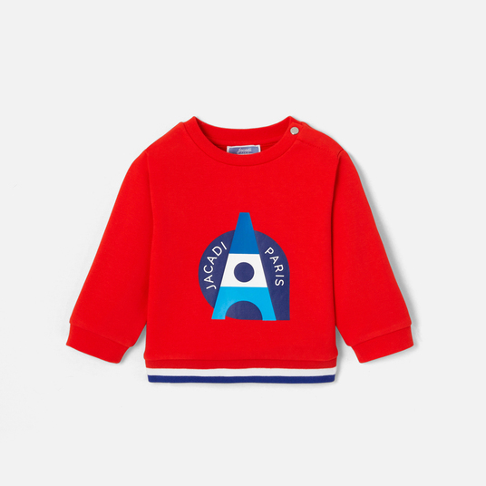 Sweatshirt aus Molton für Jungen