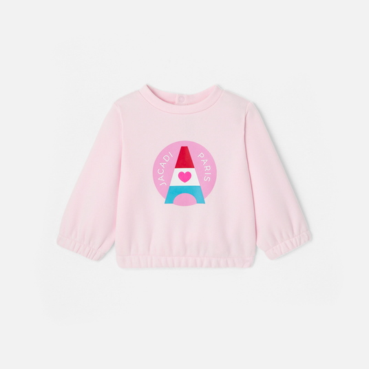 Sweatshirt aus Molton für Mädchen