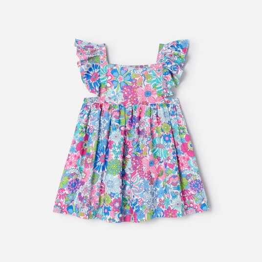 Kleid aus Liberty-Stoff für Mädchen