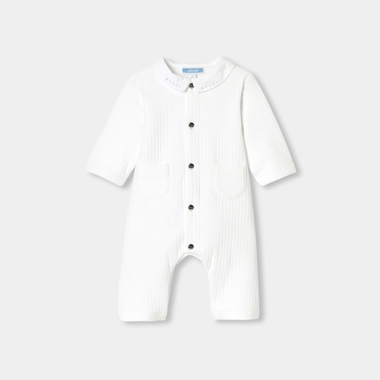 Overall für Babys aus gestepptem Jersey