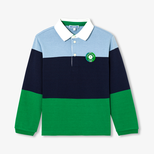 Poloshirt mit langen Ärmeln für Jungen