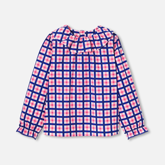 Blouse enfant fille en vichy