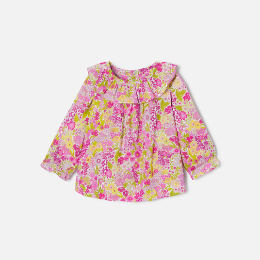 Blouse bébé fille en Tissu Liberty