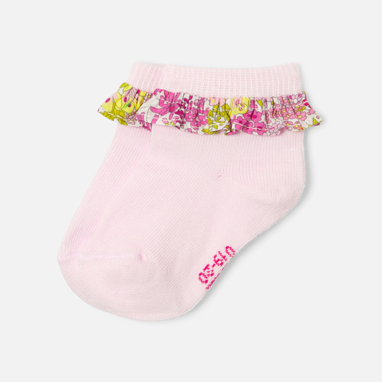 Chaussettes bébé fille à volant