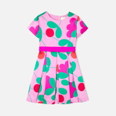 Robe enfant fille en satin Mikado