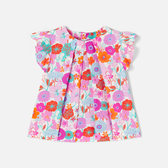 Blouse bébé fille en tissu Liberty